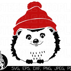 Hedgehog SVG, Hedgehog Clipart, Hedgehog Wall Art | Cricut, Silhouette, Digital Print | svg, png, dxf, pdf, jpg, eps *High-Quality Design*