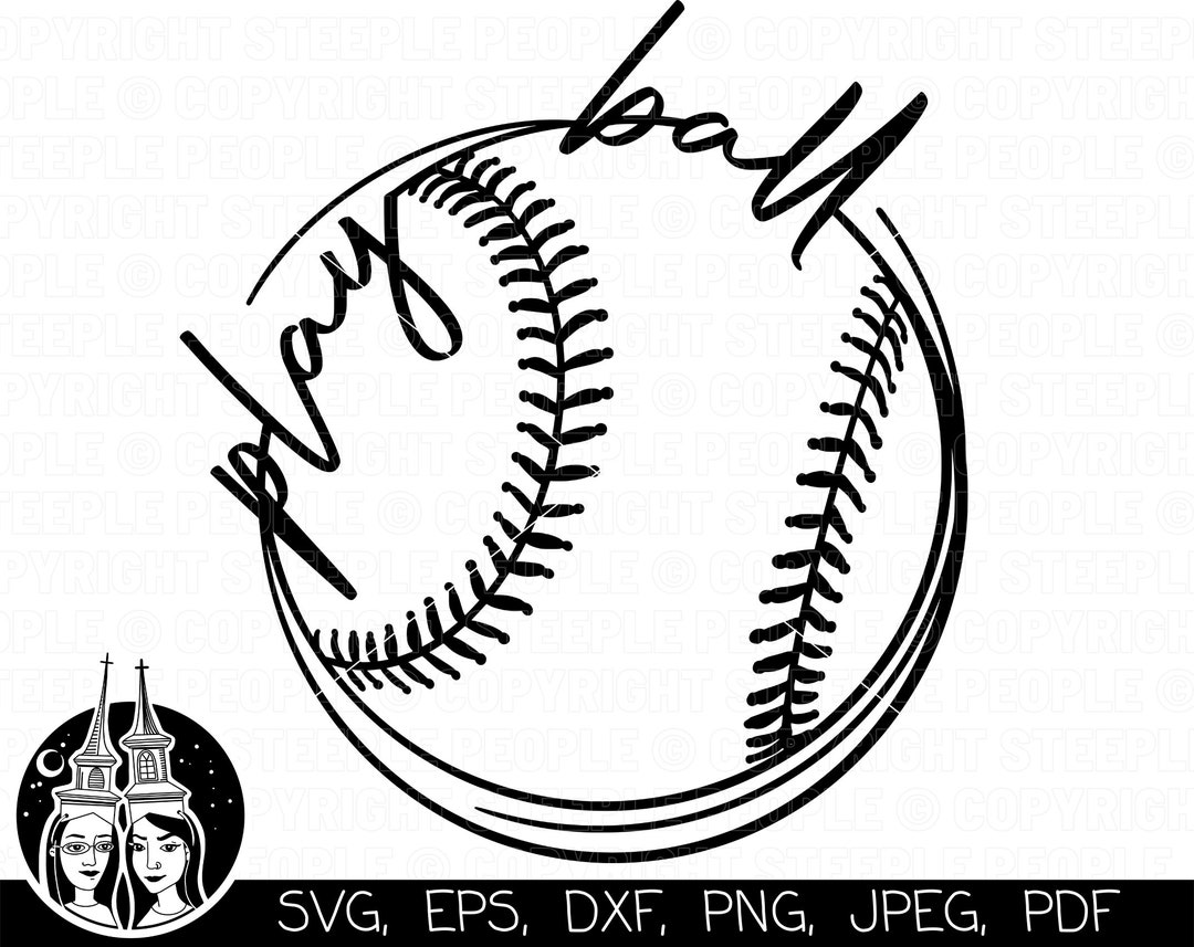 Play Ball SVG, Baseball SVG, Baseball Mom SVG, Baseball Kids Svg