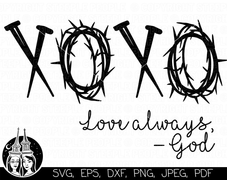 XOXO Svg XOXO Clipart XOXO Wall Art Cricut Silhouette | Etsy
