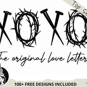 XOXO The Original Love Letters svg, XOXO svg, Ostern svg, Liebessvg, Christian svg, xoxo png, Cricut - * 100 + KOSTENLOSE Designs - Bundle inklusive!*