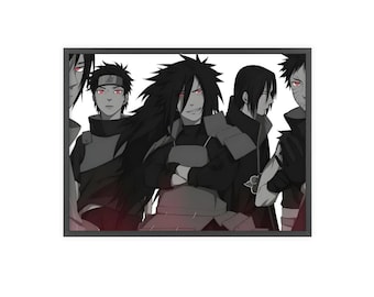 Uchiha Clan Poster - Naruto Wall Art Print