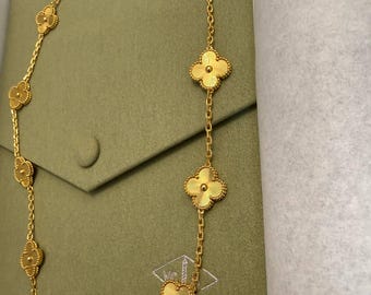 Vintage necklace woman’s van cleef Yellow gold