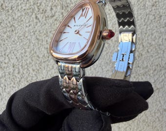 Vintage watch serpenti seduttori rose
