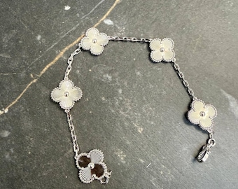 Vintage bracelet woman’s van cleef white gold