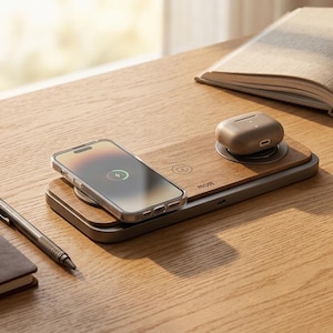 Estación de carga MagSafe 3 en 1 / Base de carga inalámbrica para iPhone, Apple Watch y AirPods