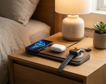 3-in-1 MagSafe-oplaadstation | Draadloos oplaadstation voor iPhone, Watch, AirPods