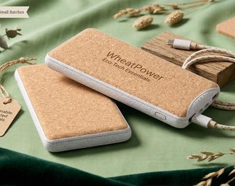 Carregador portátil de 10000mAh | Power Bank ecológico | Presente tecnológico sustentável | Carregamento rápido PD | Essencial para viagens