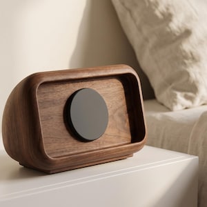 Retro TV MagSafe Charger Stand, Wireless Charging Dock with Clock for iPhone