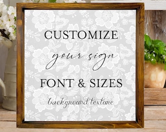 Custom Sign, Quote on Sign, Personalized Wood Sign, Your Own Sign, Custom Home Decor, Customized Quote or Saying, Unique personalized Gift