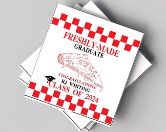 Personalized Graduation Party Custom PIZZA BOX, Graduation 2024