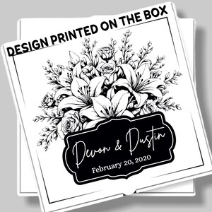 Personalized, Wedding Pizza Box, Pizza Box Customizable, Rehearsal Dinner, Engagement Party, pizza and wine