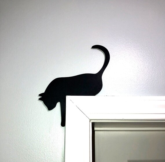 Cat Kitten Kitty Door Topper Over The Door Sign Cat Etsy