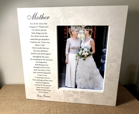 mother of the bride picture frame