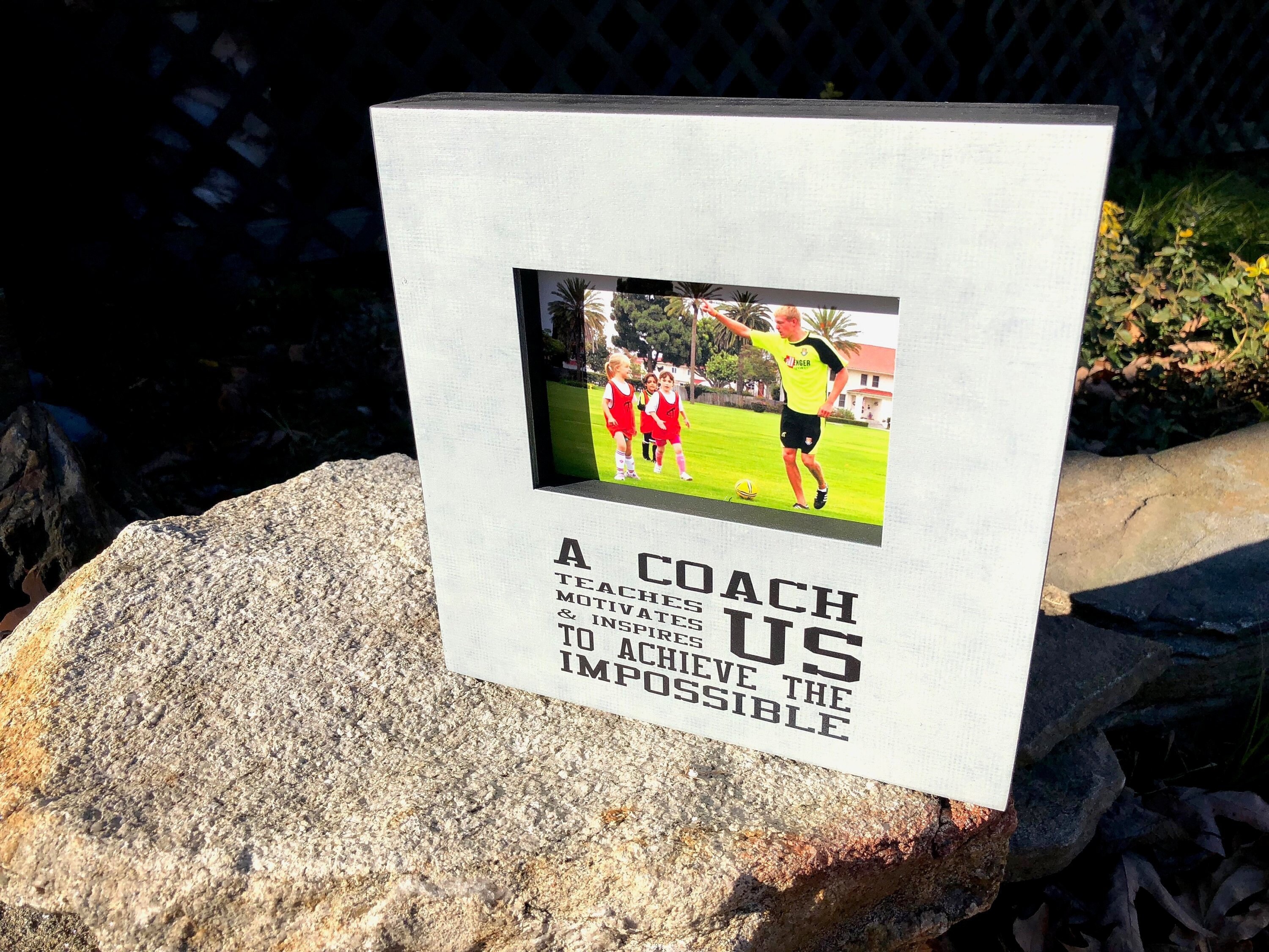 Coach Gift Coach Frame Sports Team Frame Picture Frame Etsy