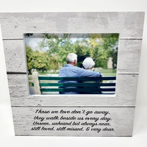 Sympathy Gift, Bereavement gift, Memory Picture Frame, loss of a loved one image 5