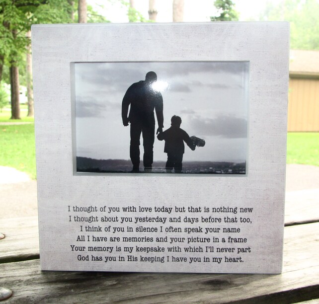 Sympathy Picture Frame Sign I Thought Of You Today But That Image 0