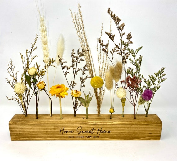 Wooden Flower Bar, Wildflower Decor, Dried Flower Bar, Floral Decoration,  Dried Flower Arrangement, Flower Arrangement 