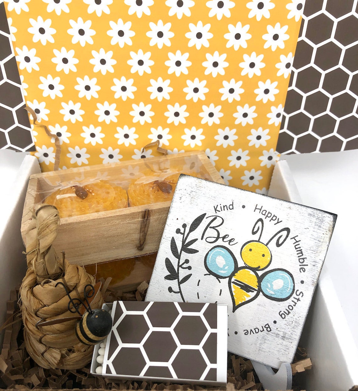 Honey Bee Gift Box Care Package Gift Set Bee HappyBee Etsy