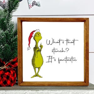 Christmas Bathroom Sign, Grinch inspired Sign, Christmas decor, Funny Bathroom Sign, Holiday decor, Christmas 2025