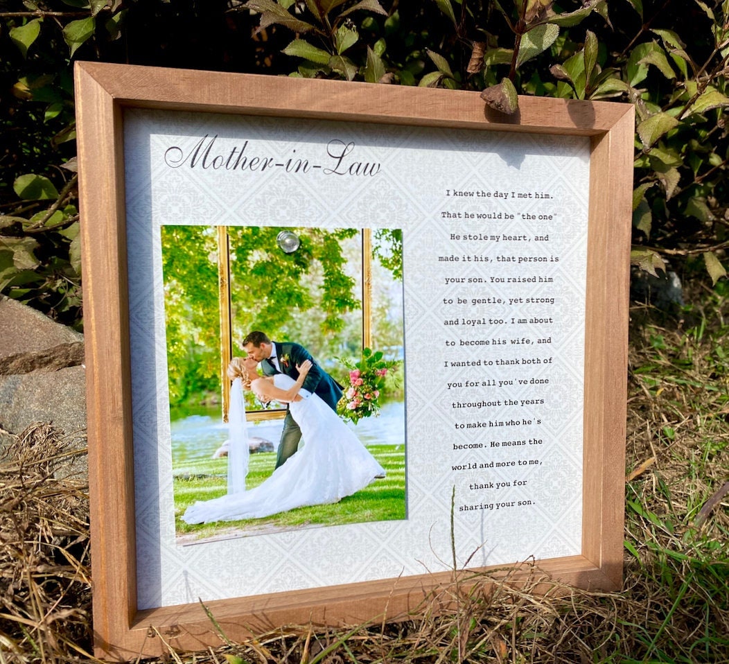Poem for Mom Mother Wedding Thank You Gift From Both Bride and Groom Add Photo Poem for Mom Mother Wedding Thank You Gift From Both Bride and Groom Add Photo