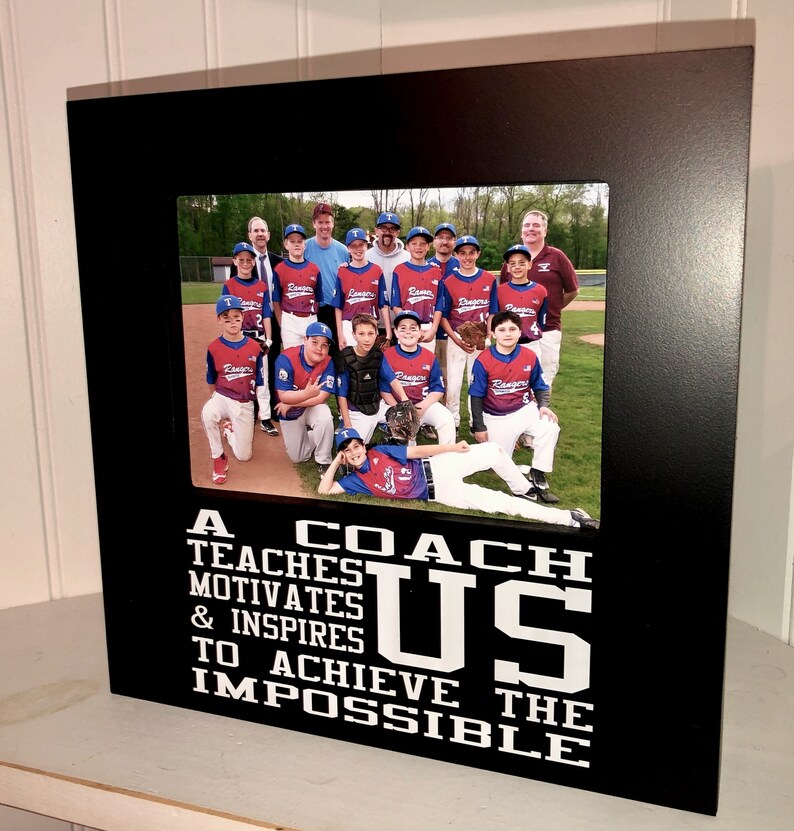 Coach Gift Coach Frame Sports Team Frame Picture Frame 23B