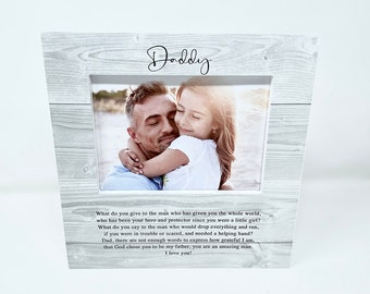 Daddy Gift, From Daughter, Gift for Father, Gift for Daddy, Father's Day Gift, Gift for Dad from Daughter, Picture Frame
