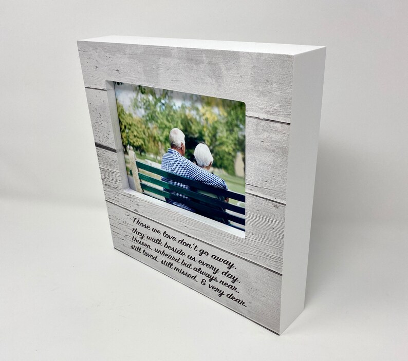 Sympathy Gift, Bereavement gift, Memory Picture Frame, loss of a loved one image 4