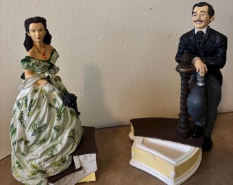 Gone with the Wind Scarlett O'Hara and Rhett Butler music box set