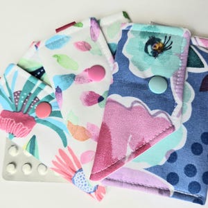 Birth control case or multi purpose case- Bright blooms