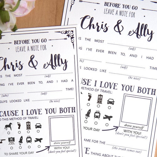 Wedding Mad Libs Printables Star Wars Wedding Marriage - Etsy