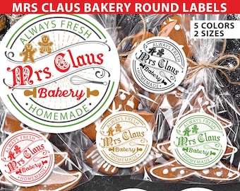 Christmas Baking Stickers - Etsy