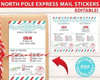 North Pole Address - Etsy