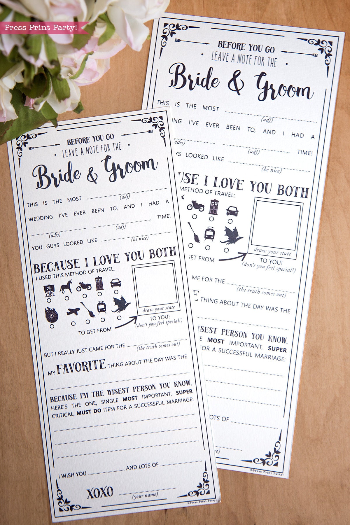 Wedding Mad Libs Printables Star Wars Wedding Marriage | Etsy