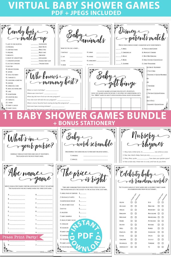 Virtual baby shower games golasiam