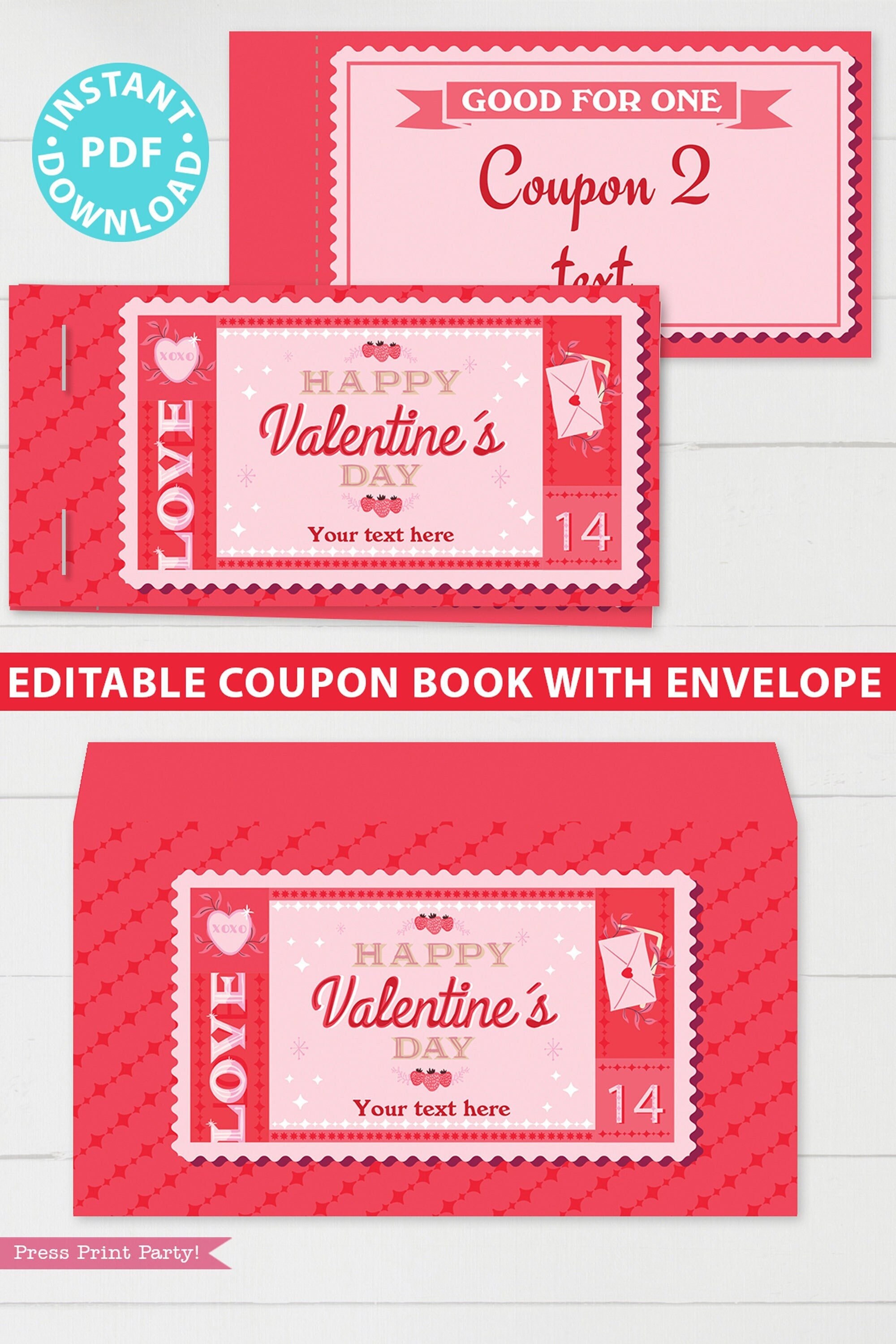 Blank Love Coupon Template