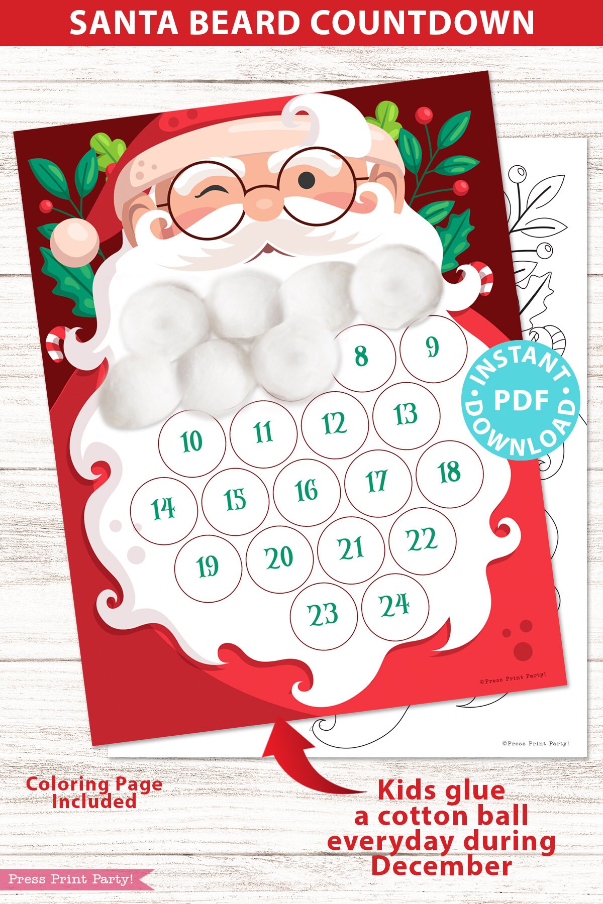 santa-beard-countdown-to-christmas-printable-christmas-advent-calendar-for-kids-w-cotton-balls-coloring-page-included-instant-download-etsy-israel