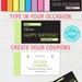Printable Coupon Book Template Pink, Any Occasion Gift Idea, Editable ...