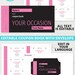 Printable Coupon Book Template Pink, Any Occasion Gift Idea, Editable ...