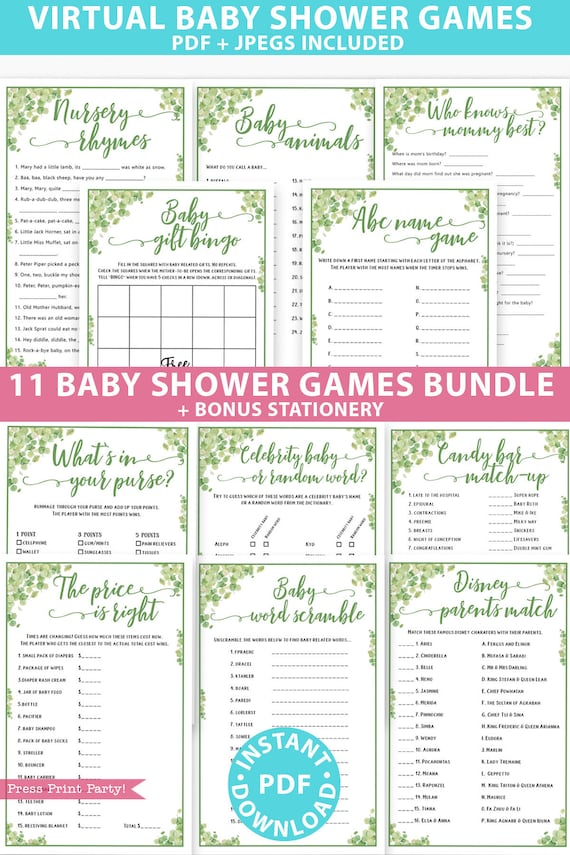 baby shower game ideas for boy