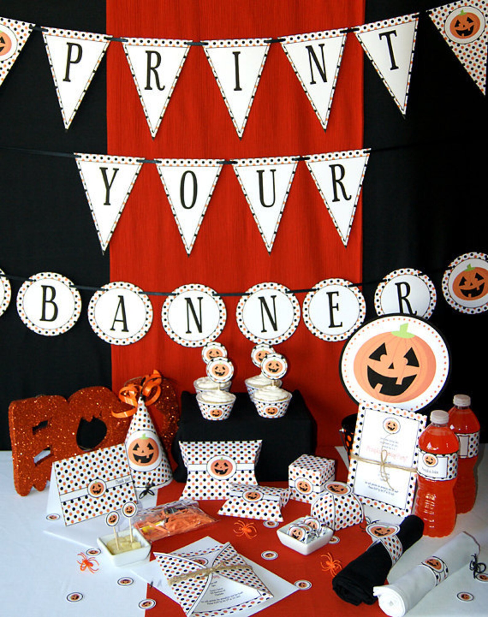 Halloween Printable Party DIY Party Supplies and Etsy