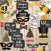 New Years Props Printable, Photo Booth Props, New Years Eve Decorations ...