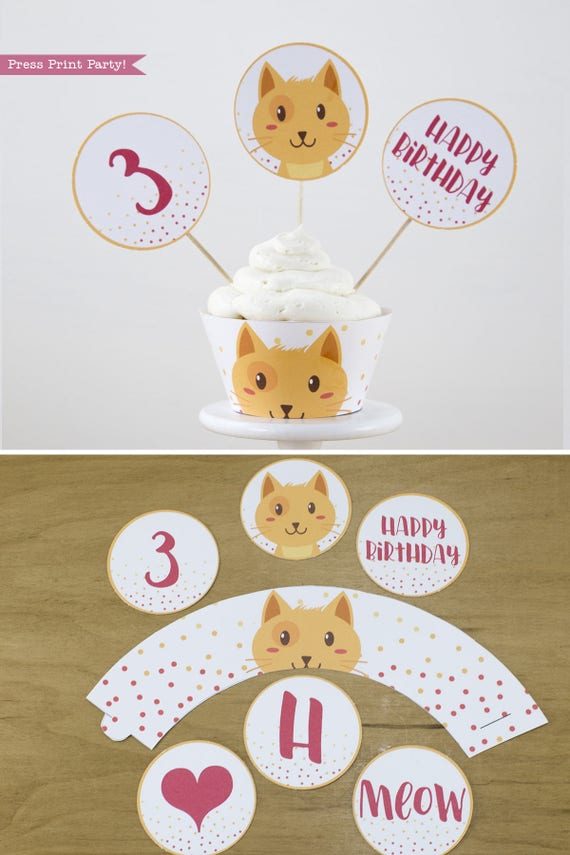 boy-cat-party-cupcake-toppers-and-wrapper-printable-cat-cupcake-wrapper-cat-cupcake-topper