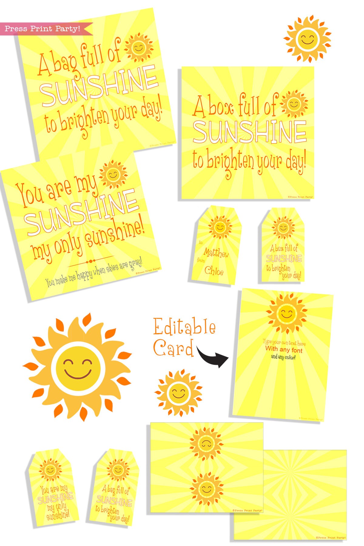 Sunshine Box Printables Sunshine Gift Box Cheer Up Care Etsy Sunshine Box Printables Sunshine Gift Box Cheer Up Care Etsy