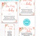Don't Say Baby Sign Printable, Baby Shower Game Template, Funny Baby ...