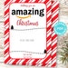 EDITABLE Amazon Gift Card Holder Christmas Printable Template - Etsy