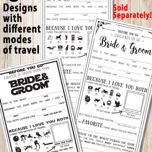 Star Wars Wedding Mad Libs Printables, Marriage Advice Cards, Nerd Wedding, Geek Wedding, Scifi, Guest Book Madlibs, May 4, INSTANT DOWNLOAD image 7