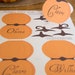 Thanksgiving Place Cards Printable, Pumpkin Printable Placecard ...