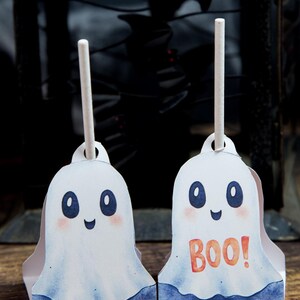 Halloween lollipop wrappers. ghost, pumpkin, broom. 4designs included