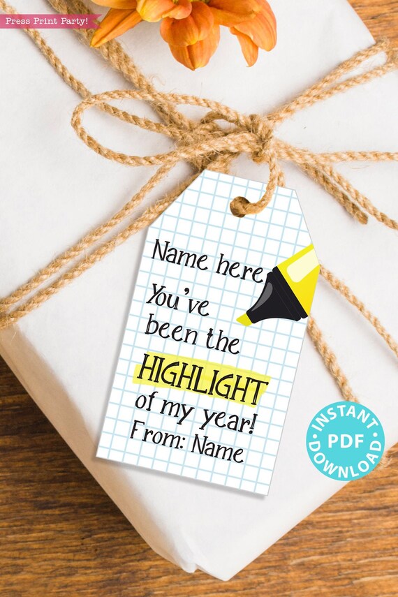 EDITABLE Teacher Appreciation Gift Tags Printable Thank You Gift For EDITABLE Teacher Appreciation Gift Tags Printable Thank You Gift For