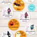 Halloween Labels Printable Avery 2 Round Labels Custom Editable Text ...